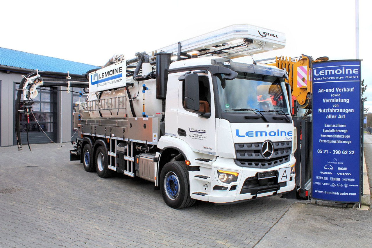 Mercedes-Benz 6x2 KROLL 14m³ HD-Kombi Wasserrückgewinner WRG - Vacuümwagen: afbeelding 1 Mercedes-Benz 6x2 KROLL 14m³ HD-Kombi Wasserrückgewinner WRG - Vacuümwagen: afbeelding 1