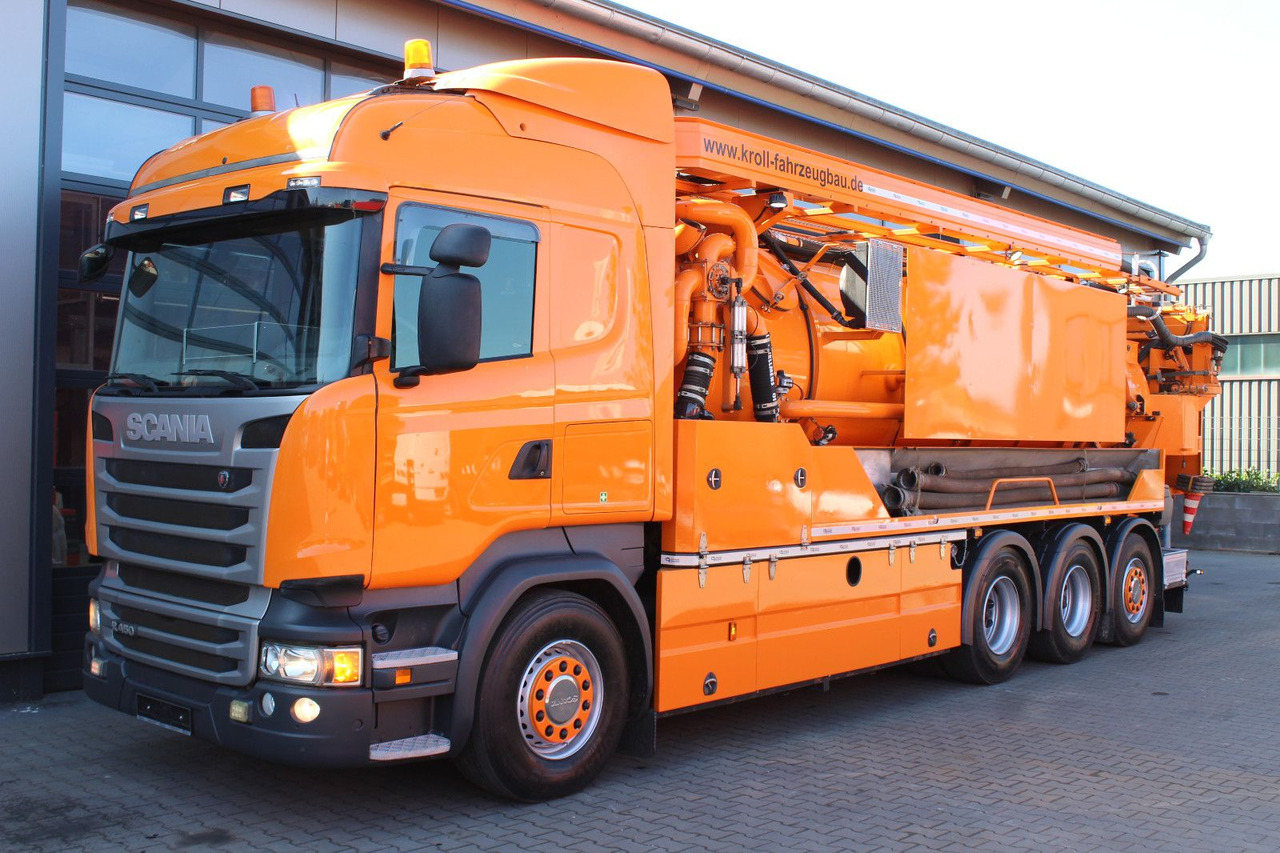 Scania R450 8x4 Kroll 19m³ Wasserrückgewinner Kombi-HD - Vacuümwagen: afbeelding 4 Scania R450 8x4 Kroll 19m³ Wasserrückgewinner Kombi-HD - Vacuümwagen: afbeelding 4