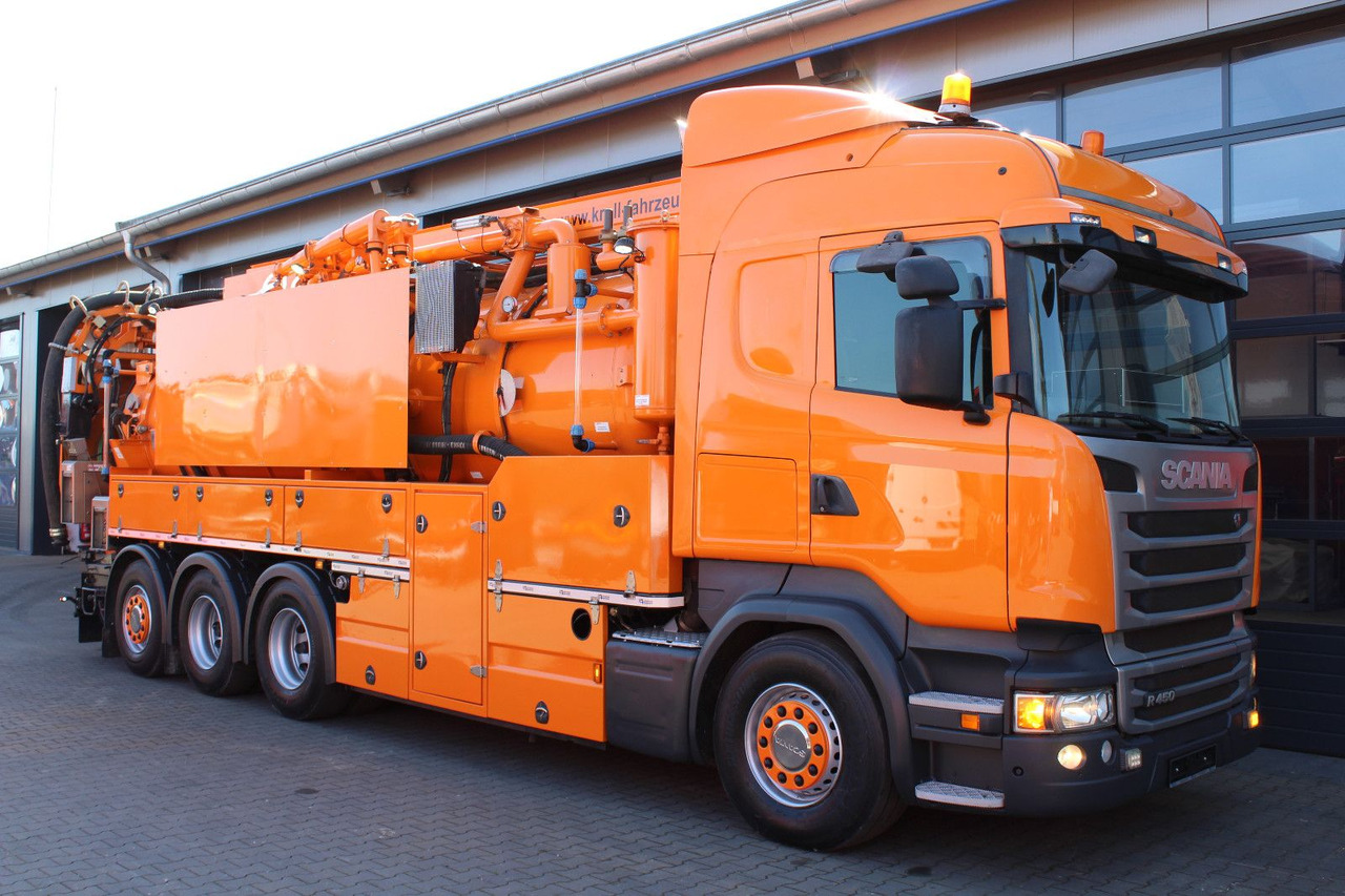 Scania R450 8x4 Kroll 19m³ Wasserrückgewinner Kombi-HD - Vacuümwagen: afbeelding 2 Scania R450 8x4 Kroll 19m³ Wasserrückgewinner Kombi-HD - Vacuümwagen: afbeelding 2