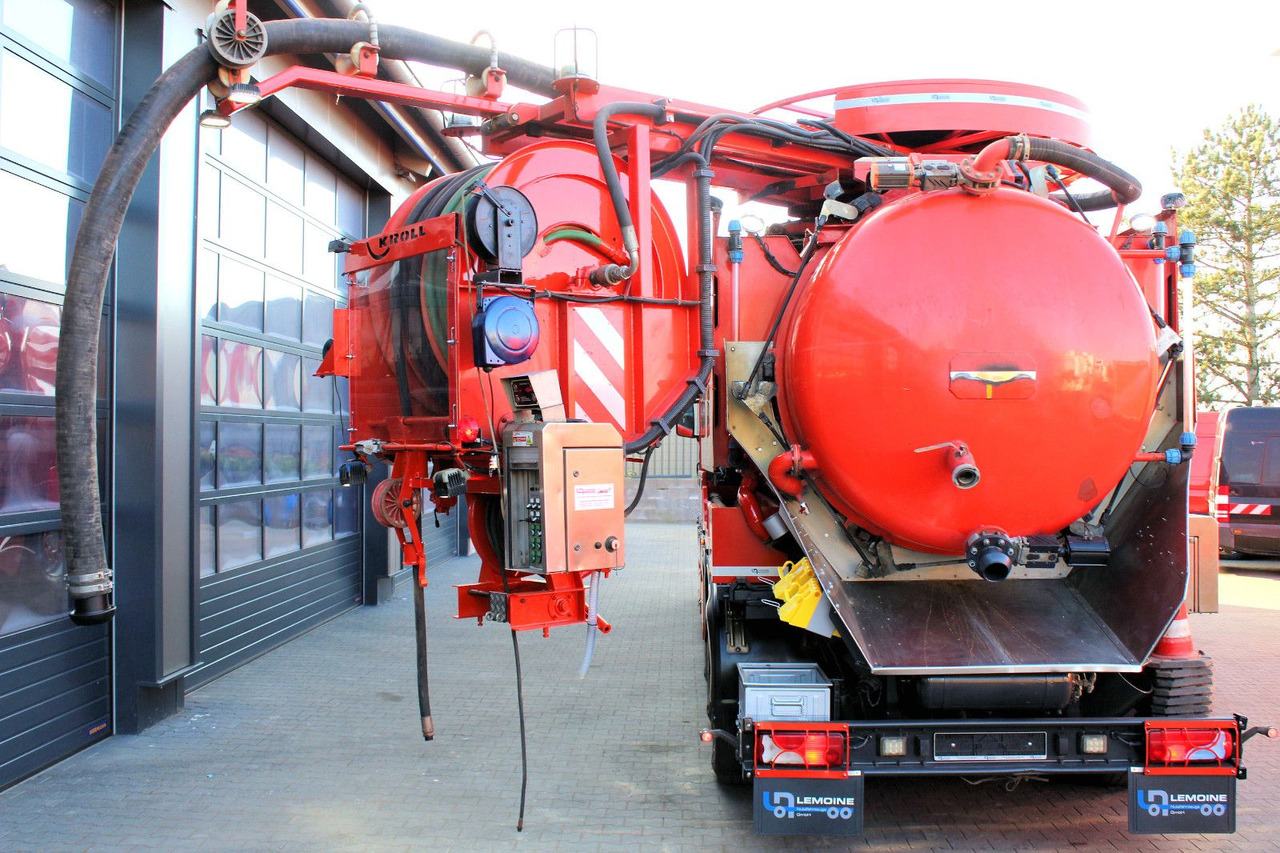 Vacuümwagen Scania R560 V8 8x4 Kroll 20m³ WRG 2x HD-Pumpe 620 Liter: afbeelding 11