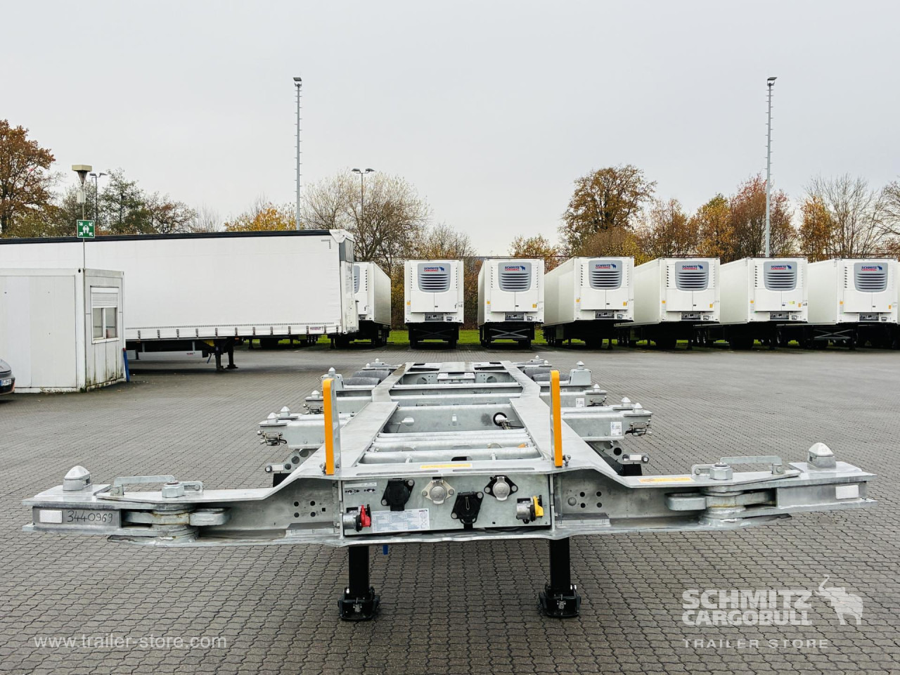 SCHMITZ Auflieger Containerfahrgestell Standard - Containertransporter/ Wissellaadbak oplegger: afbeelding 4 SCHMITZ Auflieger Containerfahrgestell Standard - Containertransporter/ Wissellaadbak oplegger: afbeelding 4