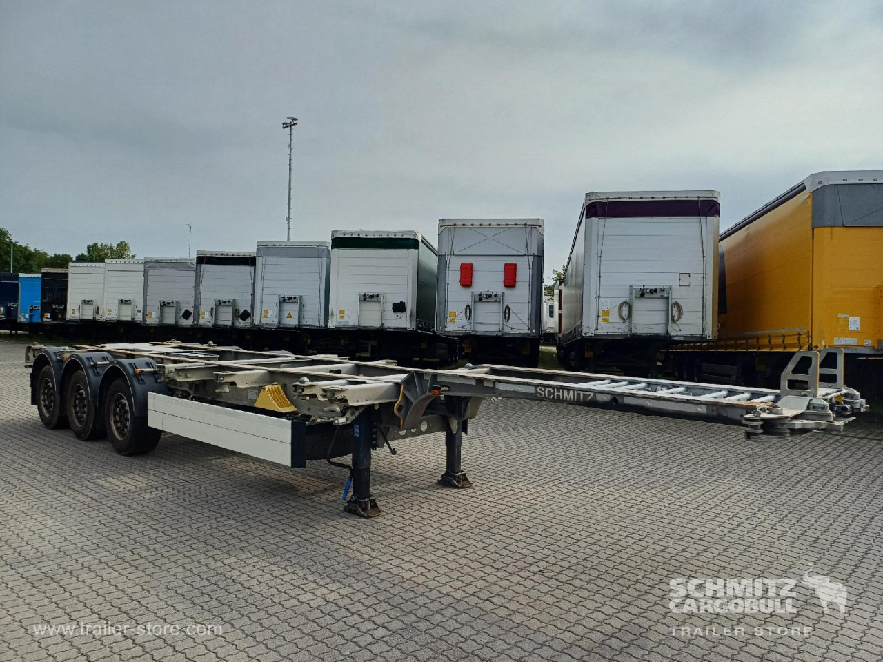 SCHMITZ Auflieger Containerfahrgestell Standard - Containertransporter/ Wissellaadbak oplegger: afbeelding 1 SCHMITZ Auflieger Containerfahrgestell Standard - Containertransporter/ Wissellaadbak oplegger: afbeelding 1