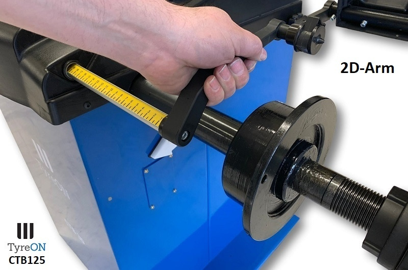 CTB125 wheel balancer, 5 ALU and 2 Steel programs - Auto input Distance + Diameter - 230V - Werkplaats toebehoor: afbeelding 5 CTB125 wheel balancer, 5 ALU and 2 Steel programs - Auto input Distance + Diameter - 230V - Werkplaats toebehoor: afbeelding 5