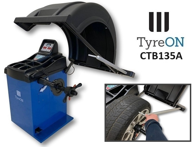 CTB135A wheel balancer - 5 ALU and 2 Steel programs - Auto input Distance + Diameter + Width - 230V - Werkplaats toebehoor: afbeelding 1 CTB135A wheel balancer - 5 ALU and 2 Steel programs - Auto input Distance + Diameter + Width - 230V - Werkplaats toebehoor: afbeelding 1