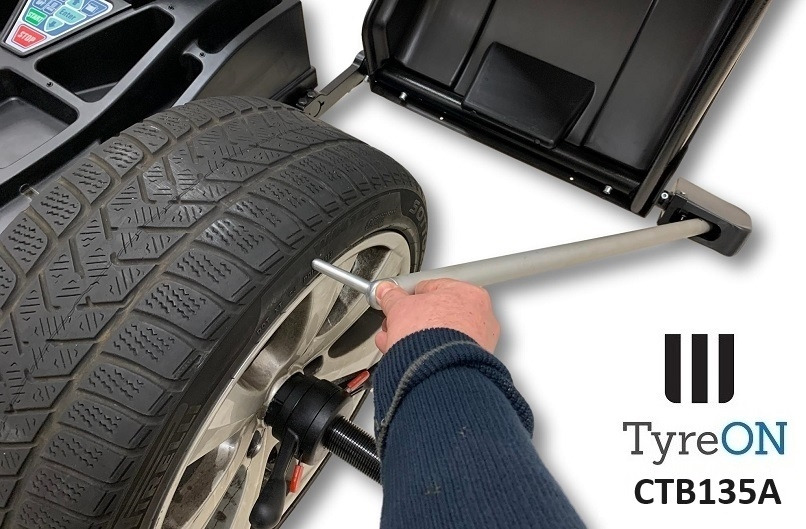 CTB135A wheel balancer - 5 ALU and 2 Steel programs - Auto input Distance + Diameter + Width - 230V - Werkplaats toebehoor: afbeelding 3 CTB135A wheel balancer - 5 ALU and 2 Steel programs - Auto input Distance + Diameter + Width - 230V - Werkplaats toebehoor: afbeelding 3