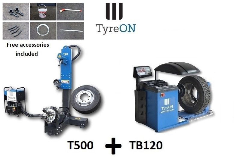 T500 26 Inch verticalk truck tyre changer + truck wheel balancer 150 kg wheel lift TB120 - Werkplaats toebehoor: afbeelding 1 T500 26 Inch verticalk truck tyre changer + truck wheel balancer 150 kg wheel lift TB120 - Werkplaats toebehoor: afbeelding 1
