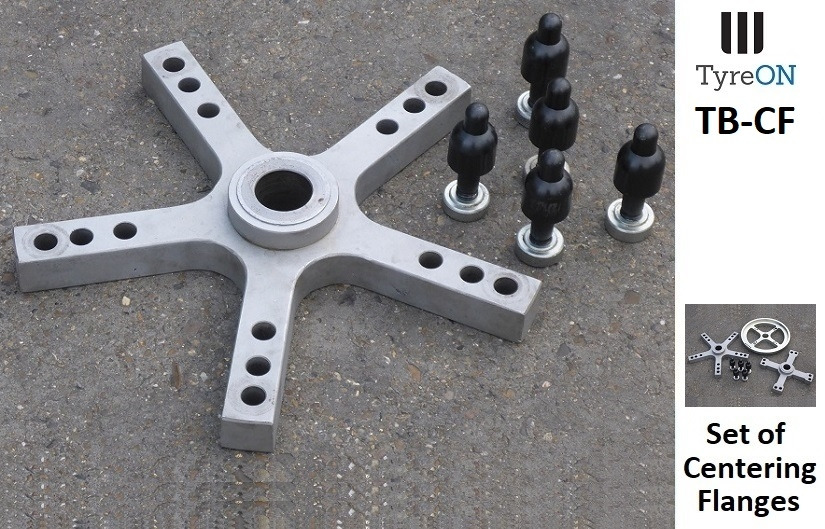 TB-CF 3 centring flanges for truck wheel balancing - Werkplaats toebehoor: afbeelding 1 TB-CF 3 centring flanges for truck wheel balancing - Werkplaats toebehoor: afbeelding 1