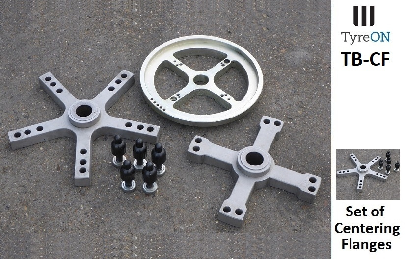 TB-CF 3 centring flanges for truck wheel balancing - Werkplaats toebehoor: afbeelding 2 TB-CF 3 centring flanges for truck wheel balancing - Werkplaats toebehoor: afbeelding 2
