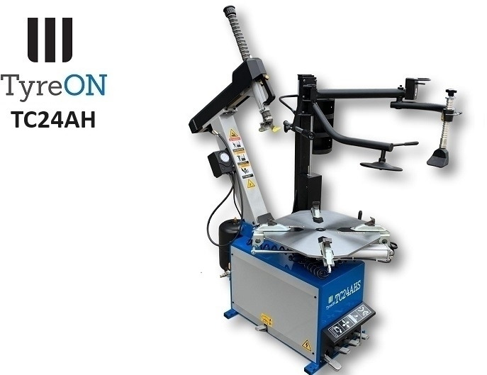 Werkplaats toebehoor TC24AH Heavy duty tyre changer with tilting column - Multi-functional assist arm - 8 airboosters - High speed filling machine - Mounting head pneumatically locked - 1Speed 7 rpm - 230V: afbeelding 7