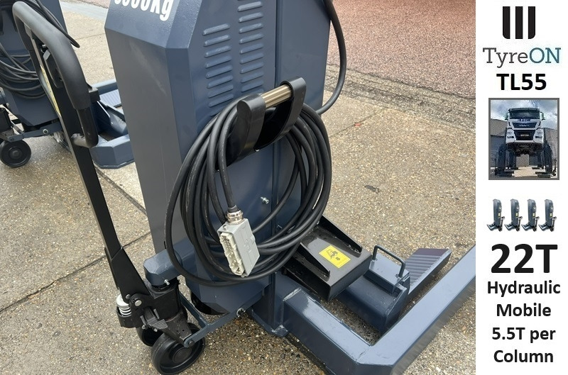 TL55-4 22T mobile truck lifts - wired - 400V - performance 3,0 kW per column - large display - liftig time <= 75 s - Werkplaats toebehoor: afbeelding 3 TL55-4 22T mobile truck lifts - wired - 400V - performance 3,0 kW per column - large display - liftig time <= 75 s - Werkplaats toebehoor: afbeelding 3