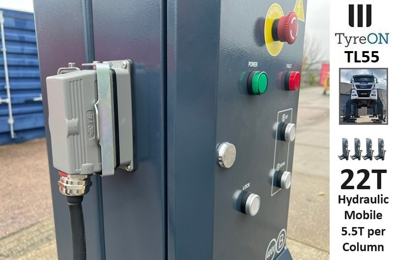 TL55-4 22T mobile truck lifts - wired - 400V - performance 3,0 kW per column - large display - liftig time <= 75 s - Werkplaats toebehoor: afbeelding 5 TL55-4 22T mobile truck lifts - wired - 400V - performance 3,0 kW per column - large display - liftig time <= 75 s - Werkplaats toebehoor: afbeelding 5