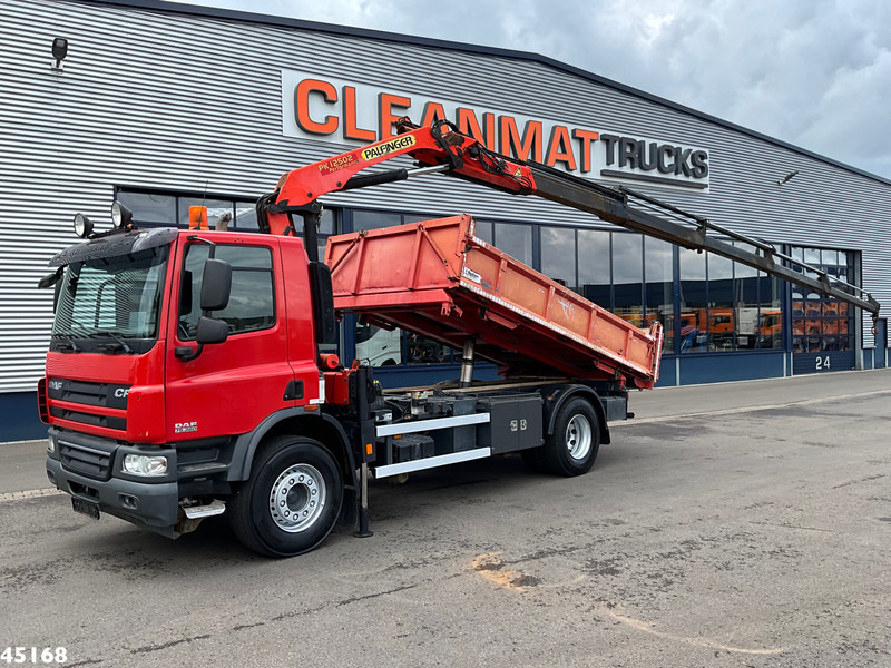 DAF FA 75 CF 360 Palfinger 12 Tonmeter laadkraan - Kipper vrachtwagen, Kraanwagen: afbeelding 1 DAF FA 75 CF 360 Palfinger 12 Tonmeter laadkraan - Kipper vrachtwagen, Kraanwagen: afbeelding 1