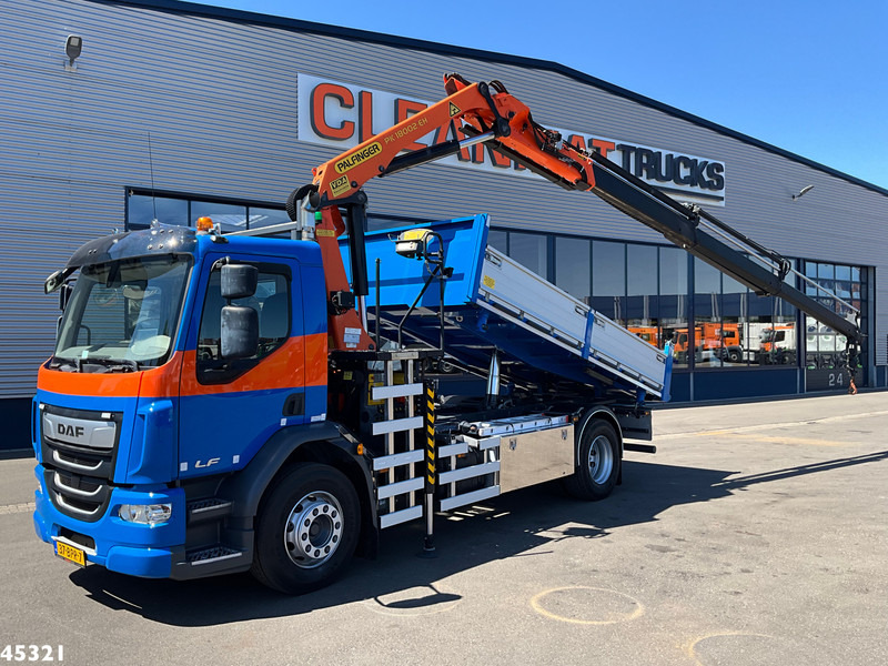 DAF FA LF 230 Euro 6 Palfinger 18 Tonmeter laadkraan Just 6.783 km! - Kipper vrachtwagen, Kraanwagen: afbeelding 1 DAF FA LF 230 Euro 6 Palfinger 18 Tonmeter laadkraan Just 6.783 km! - Kipper vrachtwagen, Kraanwagen: afbeelding 1