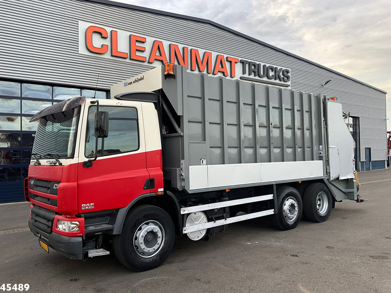 Kipper vrachtwagen DAF FAG 75 CF 310 Manual gearbox Geesink / van Schijndel 22m³: afbeelding 9