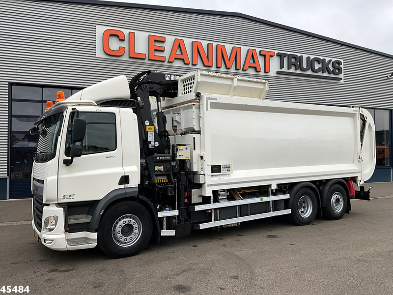Vuilniswagen DAF FAN CF 290 Euro 6 Hiab 21 Tonmeter laadkraan: afbeelding 6