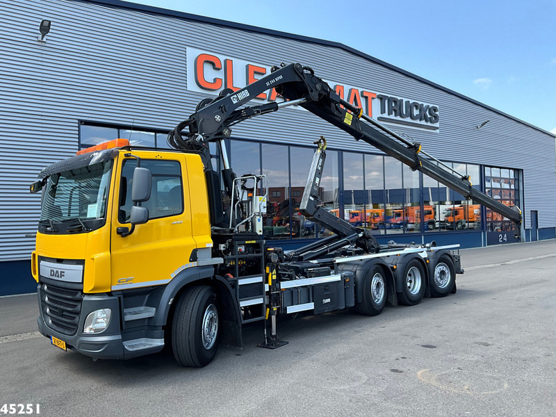 DAF FAQ СF 400 8x2 Euro 6 Hiab 24 Tonmeter laadkraan Just 147.273 km! - Haakarmsysteem vrachtwagen, Kraanwagen: afbeelding 1 DAF FAQ СF 400 8x2 Euro 6 Hiab 24 Tonmeter laadkraan Just 147.273 km! - Haakarmsysteem vrachtwagen, Kraanwagen: afbeelding 1