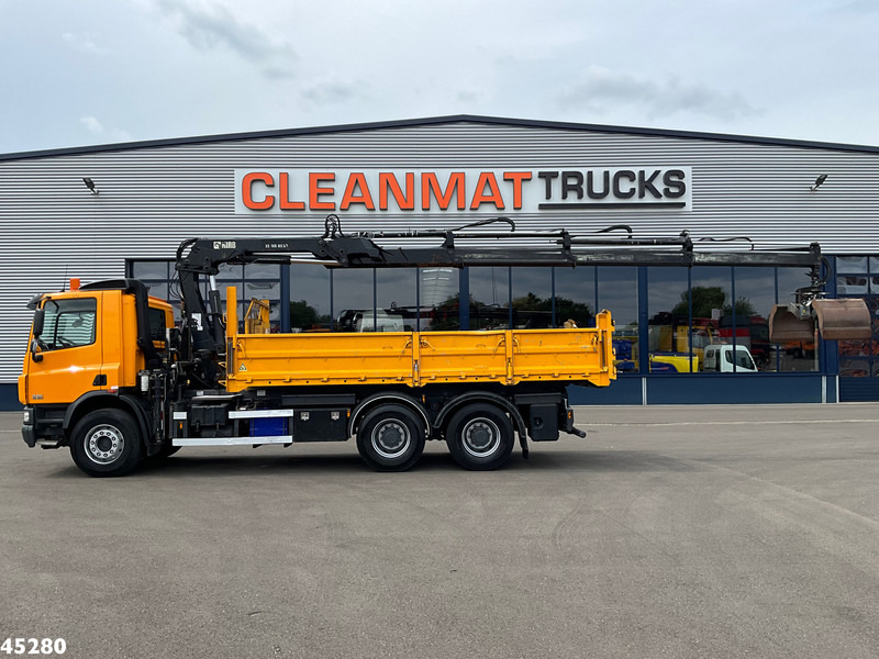 DAF FAT 75 CF 340 6x4 Manual Full steel Hiab 16 Tonmeter laadkraan - Kipper vrachtwagen, Kraanwagen: afbeelding 4 DAF FAT 75 CF 340 6x4 Manual Full steel Hiab 16 Tonmeter laadkraan - Kipper vrachtwagen, Kraanwagen: afbeelding 4