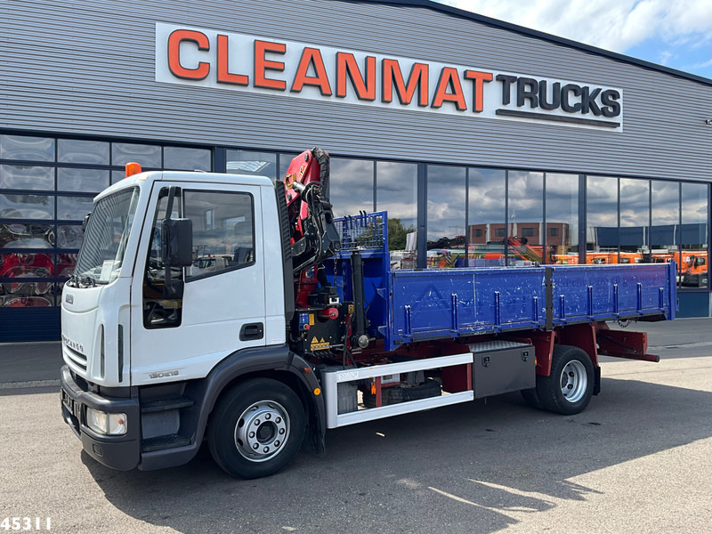 Iveco Eurocargo ML130E18 HMF 7 Tonmeter laadkraan Just 124.705 km! - Kipper vrachtwagen, Kraanwagen: afbeelding 2 Iveco Eurocargo ML130E18 HMF 7 Tonmeter laadkraan Just 124.705 km! - Kipper vrachtwagen, Kraanwagen: afbeelding 2