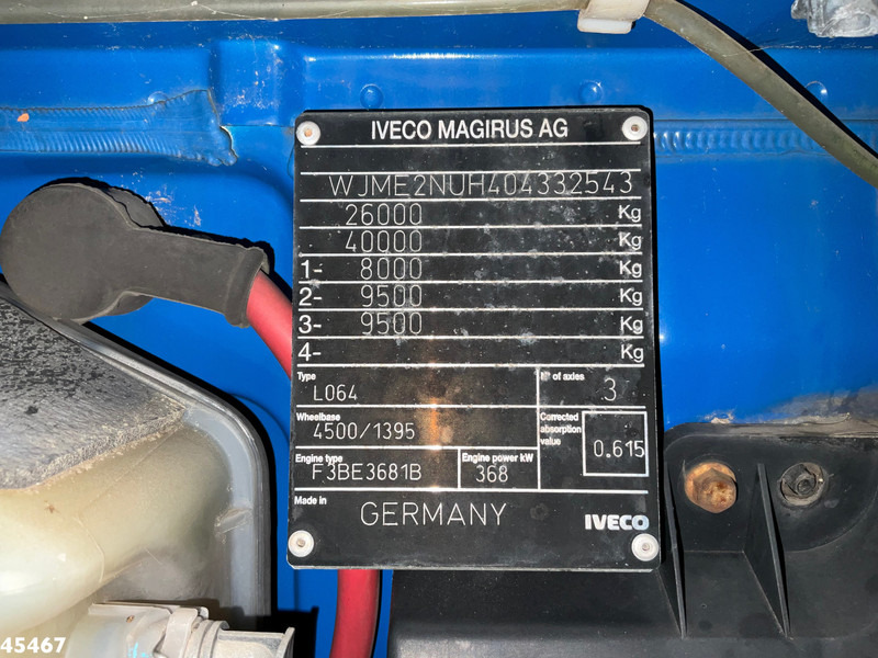 Leasing Iveco Stralis 500 6x4 MKG 54 Tonmeter laadkraan Iveco Stralis 500 6x4 MKG 54 Tonmeter laadkraan: afbeelding 20