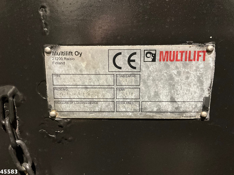 Haakarmsysteem vrachtwagen, Kraanwagen MAN TGA 26.360 Hiab 16 Tonmeter laadkraan: afbeelding 19