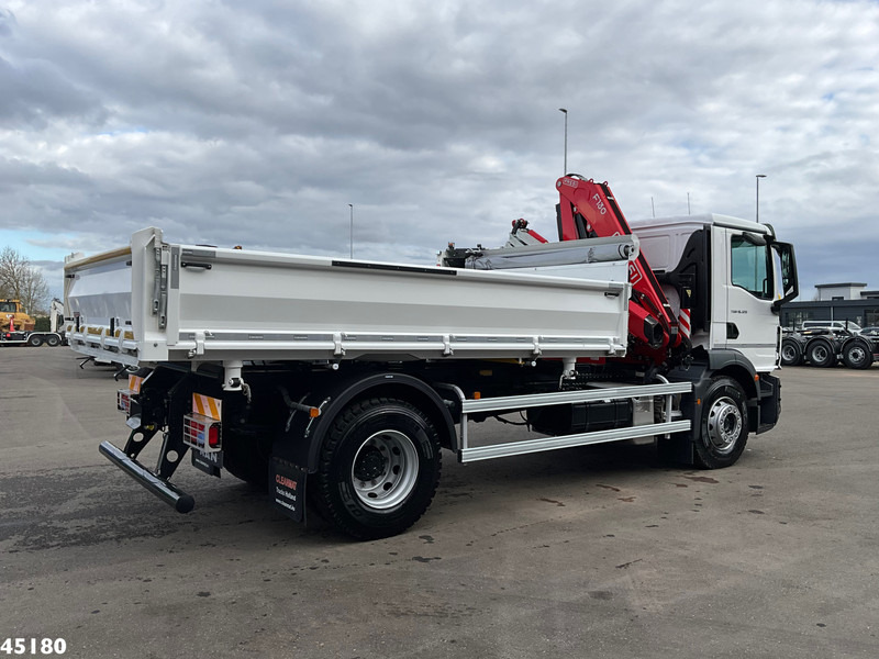 Nieuw Kipper vrachtwagen MAN TGM 18.320 Euro 6 Fassi 13 Tonmeter laadkraan NEW AND UNUSED!: afbeelding 6