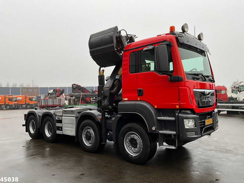 MAN TGS 35.400 8x4 Euro 6 HMF 16 Tonmeter Z-kraan - Haakarmsysteem vrachtwagen, Kraanwagen: afbeelding 3 MAN TGS 35.400 8x4 Euro 6 HMF 16 Tonmeter Z-kraan - Haakarmsysteem vrachtwagen, Kraanwagen: afbeelding 3