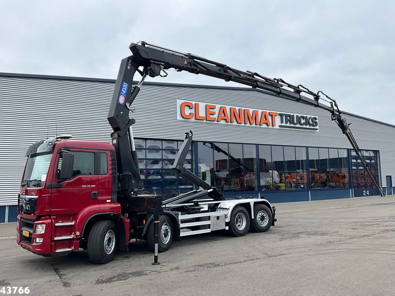 MAN TGS 35.480 8x4H Euro 6 HMF 40 Tonmeter laadkraan + Fly-Jib - Kraanwagen: afbeelding 1 MAN TGS 35.480 8x4H Euro 6 HMF 40 Tonmeter laadkraan + Fly-Jib - Kraanwagen: afbeelding 1