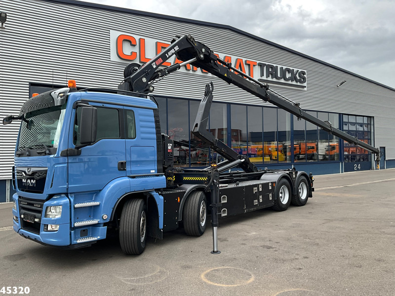 MAN TGS 35.500 8x4 Euro 6 Hiab 30 Tonmeter laadkraan Just 164.946 km! - Haakarmsysteem vrachtwagen, Kraanwagen: afbeelding 1 MAN TGS 35.500 8x4 Euro 6 Hiab 30 Tonmeter laadkraan Just 164.946 km! - Haakarmsysteem vrachtwagen, Kraanwagen: afbeelding 1