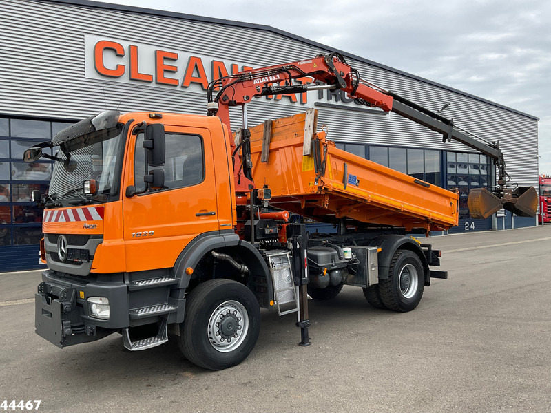 Mercedes-Benz 1829 AK 4x4 Atlas 8,5 Tonmeter laadkraan Manual Full steel - Kipper vrachtwagen, Kraanwagen: afbeelding 1 Mercedes-Benz 1829 AK 4x4 Atlas 8,5 Tonmeter laadkraan Manual Full steel - Kipper vrachtwagen, Kraanwagen: afbeelding 1