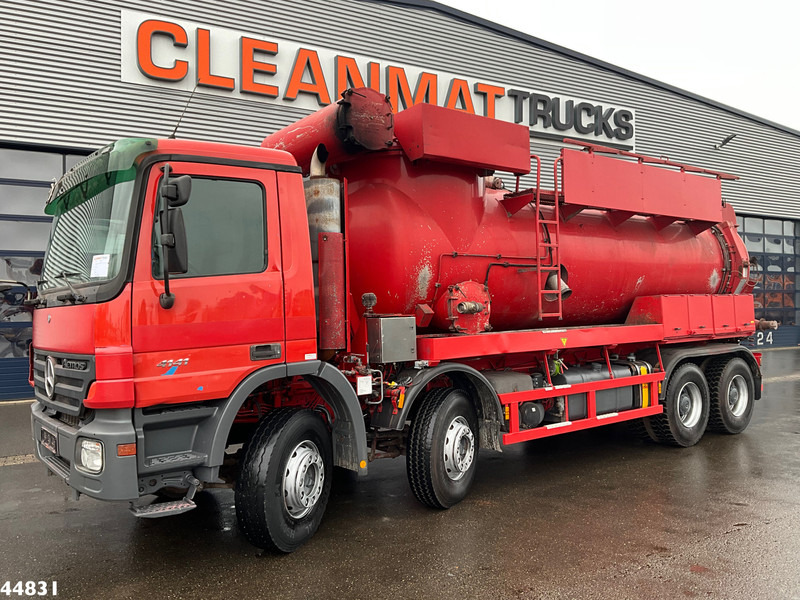 Mercedes-Benz Actros 4141 8x4 RVS Naaktgeboren drogestoffen Just 99.291 km! - Vacuümwagen: afbeelding 5 Mercedes-Benz Actros 4141 8x4 RVS Naaktgeboren drogestoffen Just 99.291 km! - Vacuümwagen: afbeelding 5