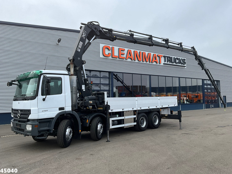 Mercedes-Benz Actros 4141 8x4 manual Hiab 32 Tonmeter laadkraan + Fly-jib - Kraanwagen: afbeelding 1 Mercedes-Benz Actros 4141 8x4 manual Hiab 32 Tonmeter laadkraan + Fly-jib - Kraanwagen: afbeelding 1