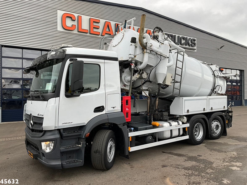 Mercedes-Benz Antos 2833 Euro 6 DHM kolkenzuiger Just 123.687 km! - Vacuümwagen: afbeelding 3 Mercedes-Benz Antos 2833 Euro 6 DHM kolkenzuiger Just 123.687 km! - Vacuümwagen: afbeelding 3
