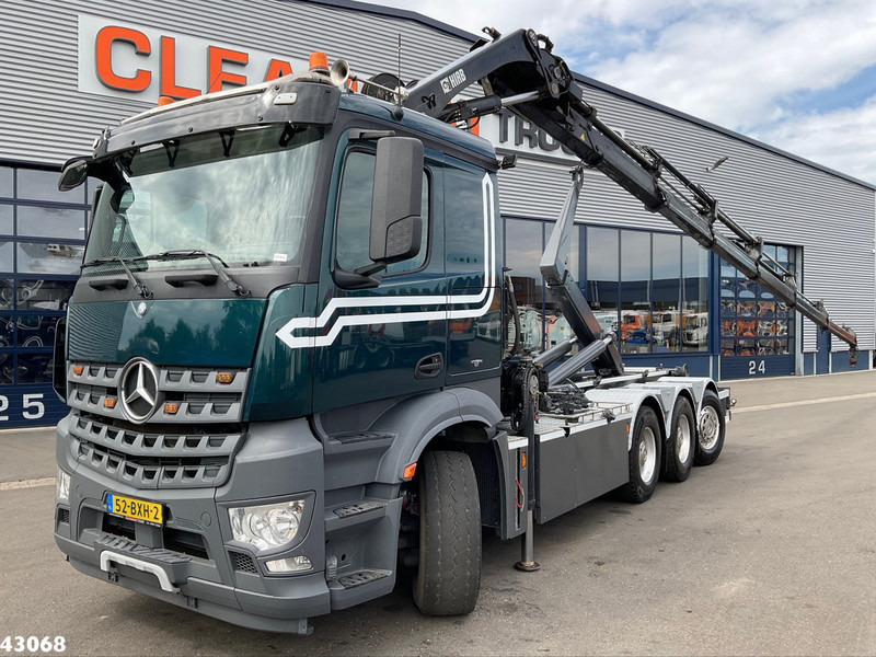 Mercedes-Benz Arocs 3251 8x4 Euro 6 Hiab 28 Tonmeter laadkraan - Haakarmsysteem vrachtwagen, Kraanwagen: afbeelding 1 Mercedes-Benz Arocs 3251 8x4 Euro 6 Hiab 28 Tonmeter laadkraan - Haakarmsysteem vrachtwagen, Kraanwagen: afbeelding 1