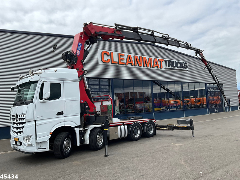 Mercedes-Benz Arocs 3251 8x4 Euro 6 Retarder HMF 85 Tonmeter laadkraan Fly-Jib - Kraanwagen: afbeelding 1 Mercedes-Benz Arocs 3251 8x4 Euro 6 Retarder HMF 85 Tonmeter laadkraan Fly-Jib - Kraanwagen: afbeelding 1