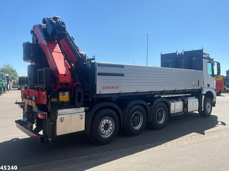 Kraanwagen Mercedes-Benz Arocs 3251 8x4 Euro 6 Retarder Palfinger 34 Tonmeter laadkraan + Fly-Jib Just 146.766 km!: afbeelding 8