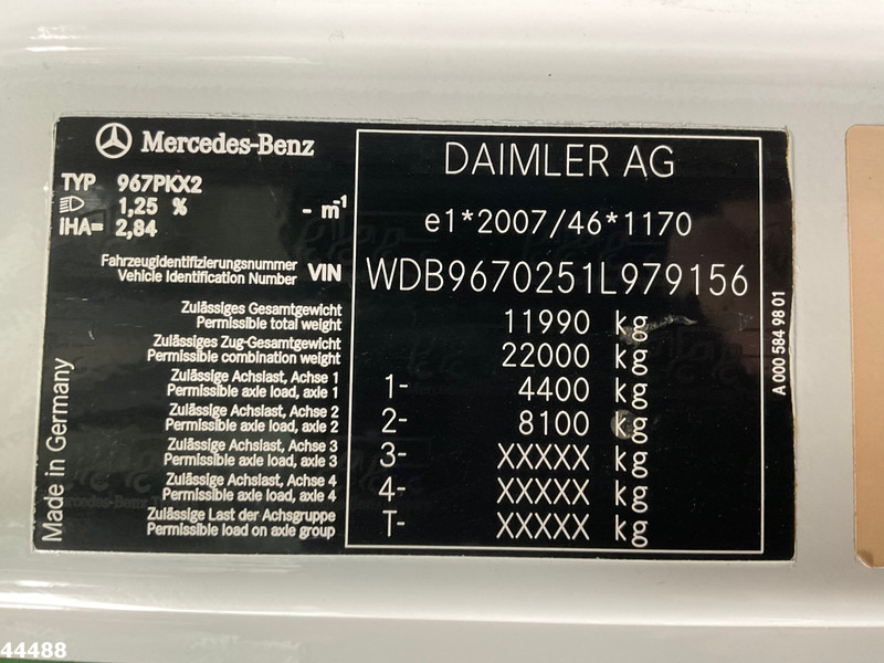 Haakarmsysteem vrachtwagen Mercedes-Benz Atego 1218 Euro 6 Manual 7 Ton haakarmsysteem: afbeelding 19