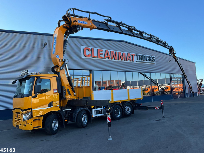 Renault C 380 8x2 Euro 6 Effer 95 Tonmeter laadkraan + Fly-Jib Just 39.453 km! - Kraanwagen: afbeelding 1 Renault C 380 8x2 Euro 6 Effer 95 Tonmeter laadkraan + Fly-Jib Just 39.453 km! - Kraanwagen: afbeelding 1