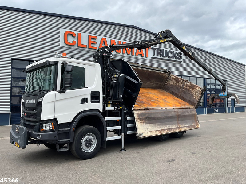 Scania G 410 6x6 Euro 6 Palfinger 17 Tonmeter Z-kraan - Kipper vrachtwagen, Kraanwagen: afbeelding 2 Scania G 410 6x6 Euro 6 Palfinger 17 Tonmeter Z-kraan - Kipper vrachtwagen, Kraanwagen: afbeelding 2