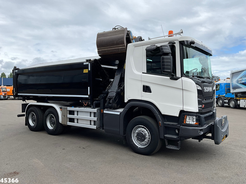 Scania G 410 6x6 Euro 6 Palfinger 17 Tonmeter Z-kraan - Kipper vrachtwagen, Kraanwagen: afbeelding 4 Scania G 410 6x6 Euro 6 Palfinger 17 Tonmeter Z-kraan - Kipper vrachtwagen, Kraanwagen: afbeelding 4