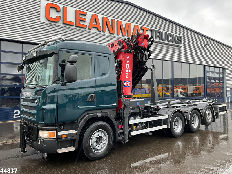 Scania G480 8x4 HMF 60 Tonmeter laadkraan + Fly-jib - Haakarmsysteem vrachtwagen, Kraanwagen: afbeelding 2 Scania G480 8x4 HMF 60 Tonmeter laadkraan + Fly-jib - Haakarmsysteem vrachtwagen, Kraanwagen: afbeelding 2