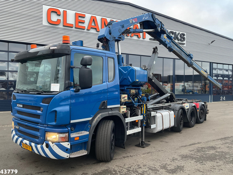 Scania P 360 8x2 Hiab 21 Tonmeter laadkraan - Haakarmsysteem vrachtwagen, Kraanwagen: afbeelding 1 Scania P 360 8x2 Hiab 21 Tonmeter laadkraan - Haakarmsysteem vrachtwagen, Kraanwagen: afbeelding 1