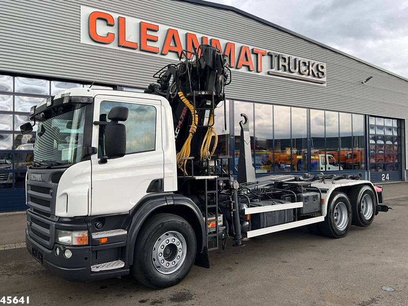 Scania P 380 Terex 14 Tonmeter laadkraan met Poliepgrijper! - Haakarmsysteem vrachtwagen, Kraanwagen: afbeelding 2 Scania P 380 Terex 14 Tonmeter laadkraan met Poliepgrijper! - Haakarmsysteem vrachtwagen, Kraanwagen: afbeelding 2