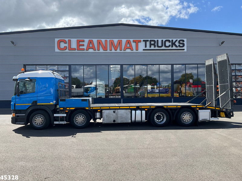 Scania P 410 8x2 Euro 6 Retarder Autotransporter met hydraulische oprijrampen - Autovrachtwagen vrachtwagen: afbeelding 2 Scania P 410 8x2 Euro 6 Retarder Autotransporter met hydraulische oprijrampen - Autovrachtwagen vrachtwagen: afbeelding 2