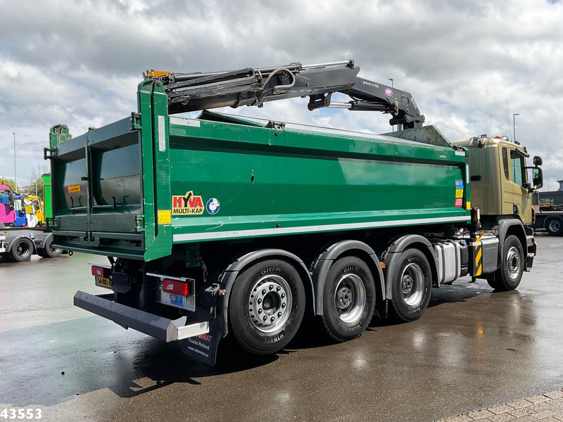 Scania P 410 8x4 Euro 6 HMF 18 Tonmeter laadkraan - Kipper vrachtwagen, Kraanwagen: afbeelding 5 Scania P 410 8x4 Euro 6 HMF 18 Tonmeter laadkraan - Kipper vrachtwagen, Kraanwagen: afbeelding 5