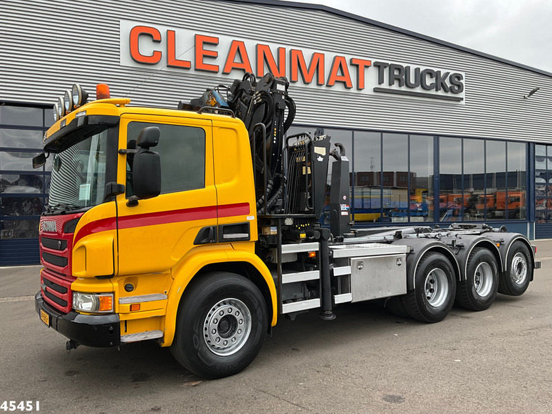 Scania P 410 8x4 Euro 6 Palfinger 14 Tonmeter Z-kraan - Haakarmsysteem vrachtwagen, Kraanwagen: afbeelding 2 Scania P 410 8x4 Euro 6 Palfinger 14 Tonmeter Z-kraan - Haakarmsysteem vrachtwagen, Kraanwagen: afbeelding 2