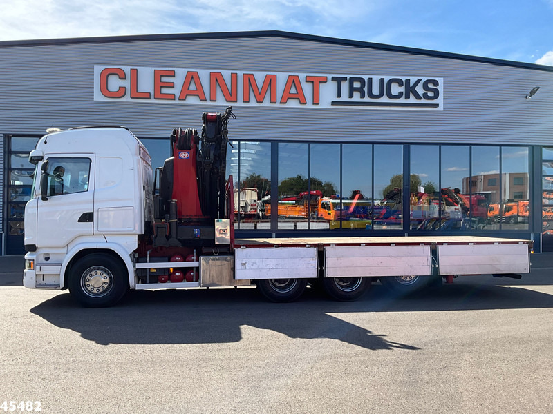 Scania R 490 8x4 Euro 6 Retarder HMF 60 Tonmeter laadkraan + Fly-Jib - Kraanwagen: afbeelding 4 Scania R 490 8x4 Euro 6 Retarder HMF 60 Tonmeter laadkraan + Fly-Jib - Kraanwagen: afbeelding 4