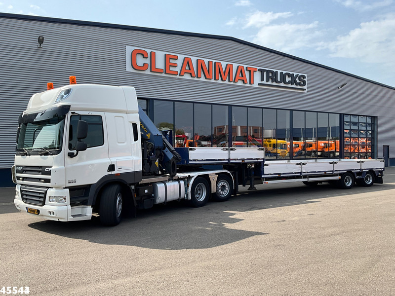 DAF FTN 85 CF 410 Palfinger 55 Tonmeter laadkraan + Pacton 2-assige oplegger met Tridec besturing - Trekker: afbeelding 1 DAF FTN 85 CF 410 Palfinger 55 Tonmeter laadkraan + Pacton 2-assige oplegger met Tridec besturing - Trekker: afbeelding 1
