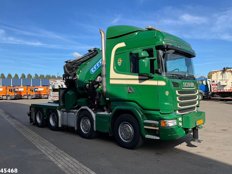 Scania R 490 8x4 Euro 6 Effer 140 Tonmeter laadkraan + Fly-Jib Just 283.508 km - Trekker: afbeelding 5 Scania R 490 8x4 Euro 6 Effer 140 Tonmeter laadkraan + Fly-Jib Just 283.508 km - Trekker: afbeelding 5
