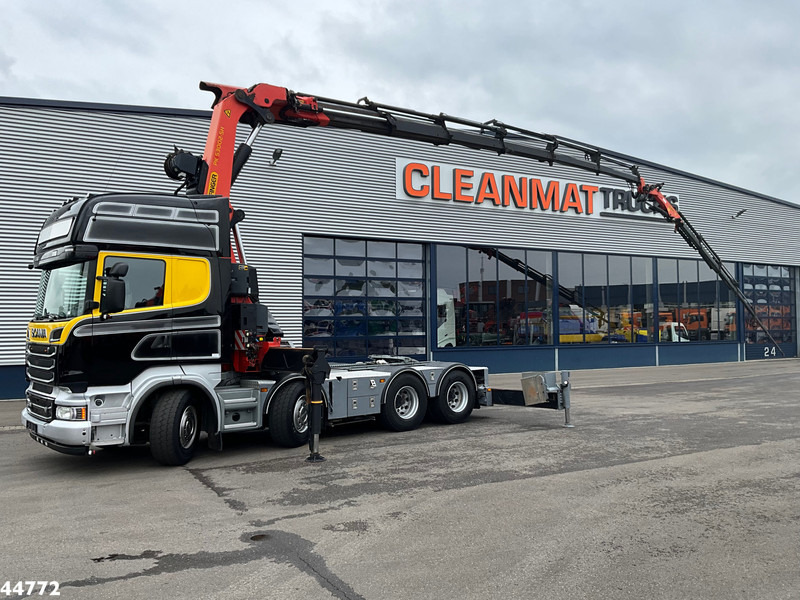 Scania R500 8x4 V8 Retarder Palfinger 53 Tonmeter laadkraan + Fly-Jib - Trekker: afbeelding 1 Scania R500 8x4 V8 Retarder Palfinger 53 Tonmeter laadkraan + Fly-Jib - Trekker: afbeelding 1