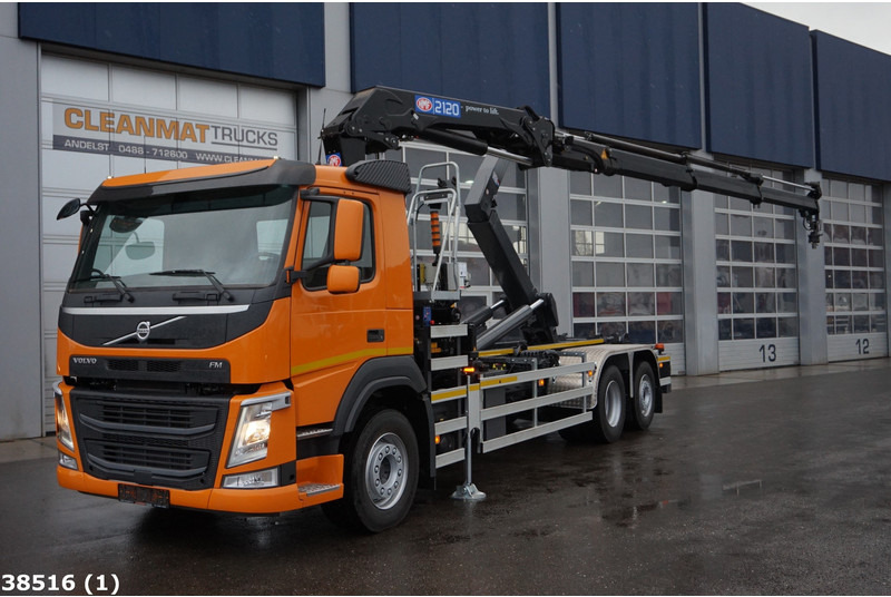 Volvo FM 410 HMF 21 Tonmeter laadkraan - Haakarmsysteem vrachtwagen, Kraanwagen: afbeelding 1 Volvo FM 410 HMF 21 Tonmeter laadkraan - Haakarmsysteem vrachtwagen, Kraanwagen: afbeelding 1